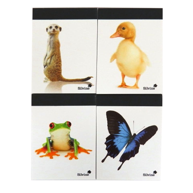 Picture of 9171-Silvine Mini Animal Pocket Notebook